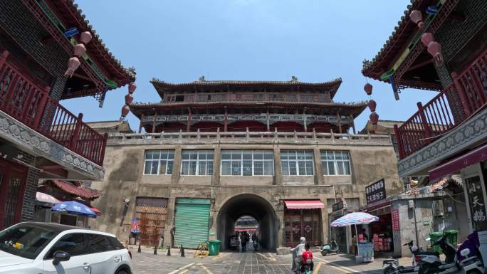 亳州城门楼 古城门 城墙 古代建筑 历史