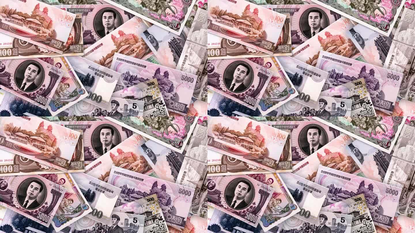 朝鲜元法定货币纸币金融财富