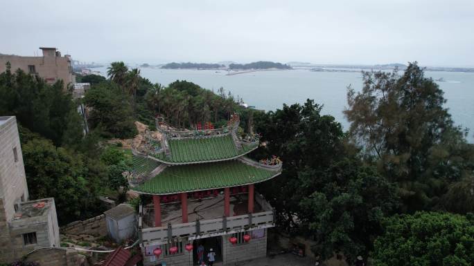 东山风动石景区 航拍