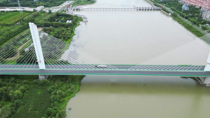 吉林市兰旗大桥4K航拍