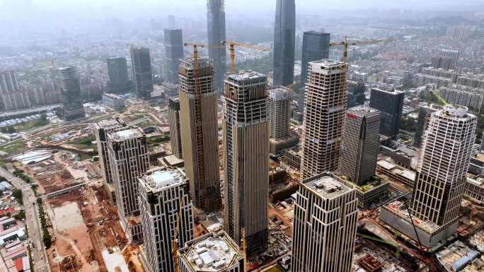 202309广州汇金中心金融城在建中