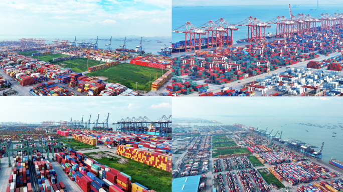 广州国际贸易 物流 货物 航运 南沙港口