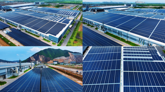 工厂太阳能屋顶光伏硅片太阳能企业