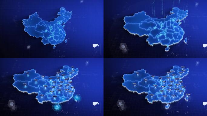 [原创]4K中国地图内蒙古发射覆盖全国