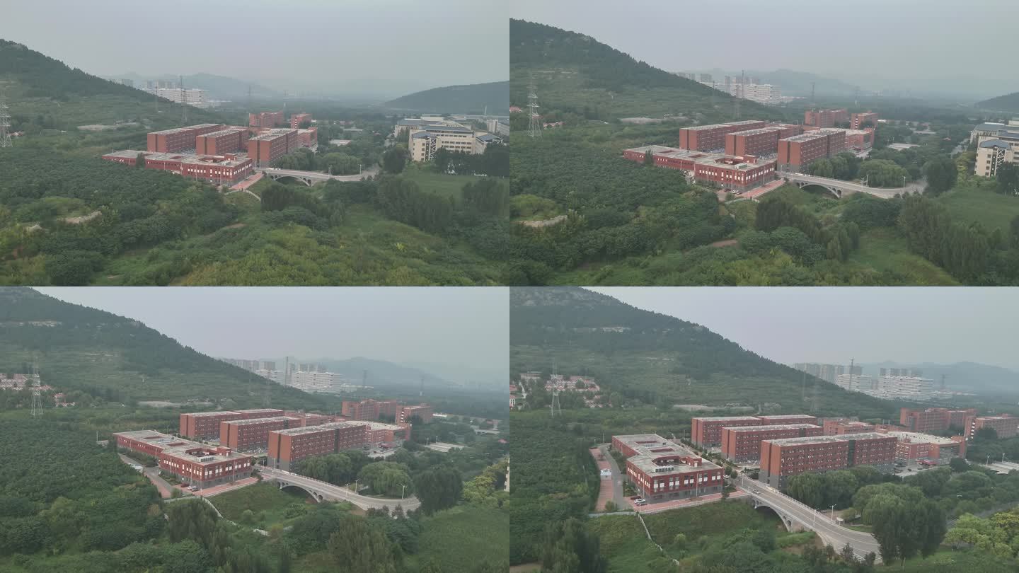 山脚下的大学校园