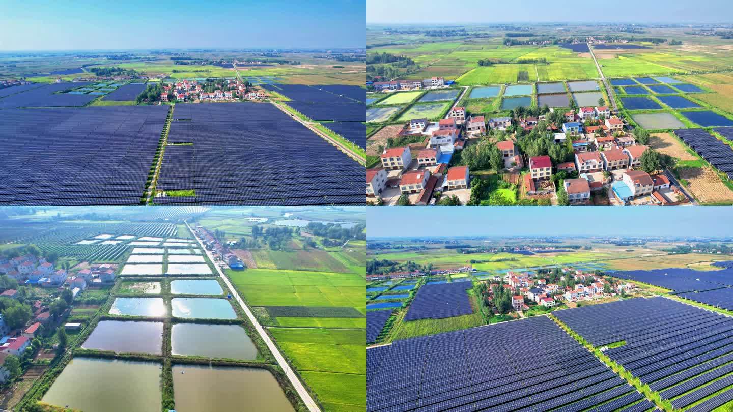 太阳能光伏发电新能源乡村振兴农业发展