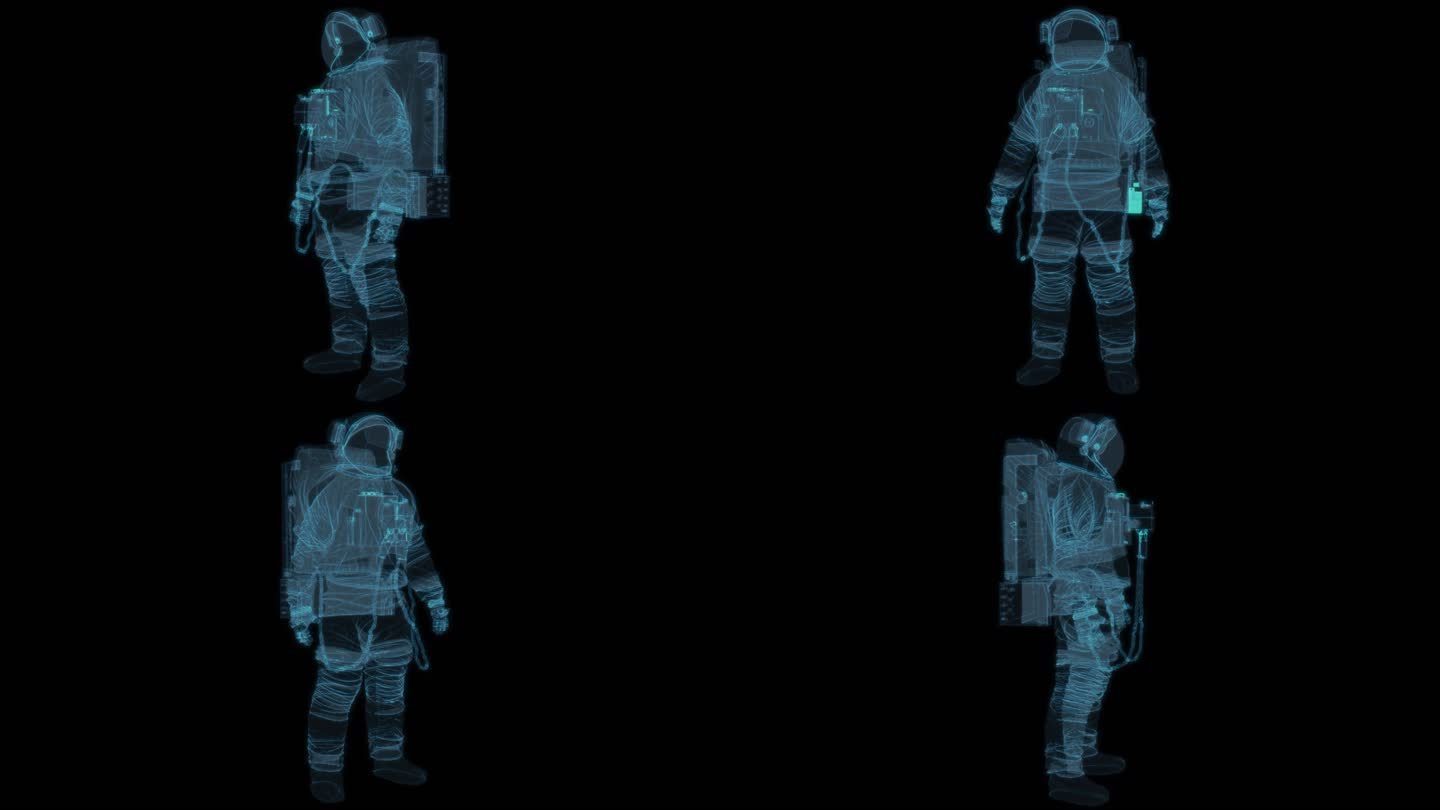 宇航员航天员探索太空人登月太空人登陆月球