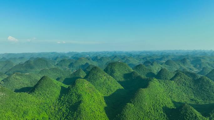 航拍群山山脉山川青山