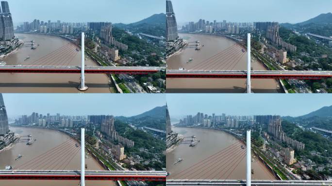 重庆东水门大桥航拍
