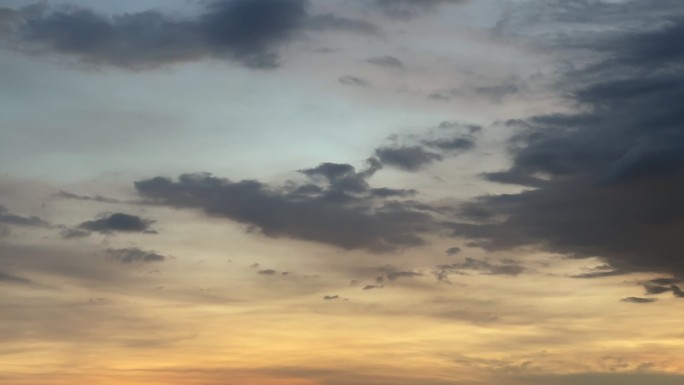 晚霞天空 云彩云彩 水墨天空 橙色墨色