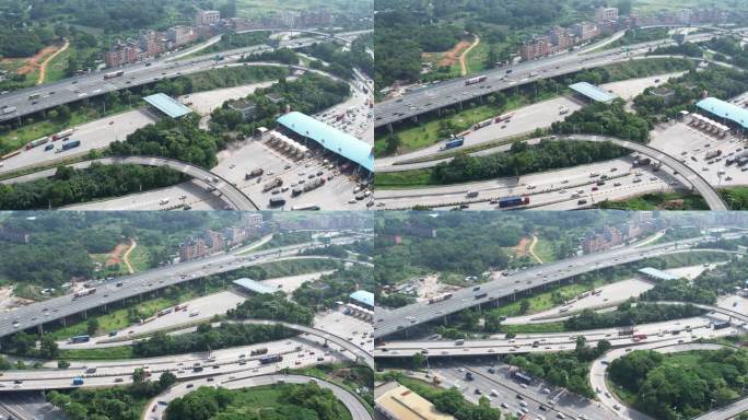 【正版素材】高速收费站