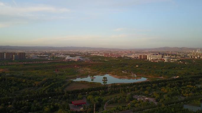 包头城市大景