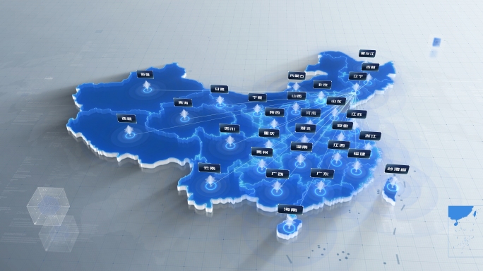 [原创]4K中国地图辽宁省发射覆盖全国