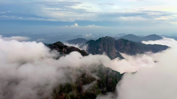 DJI_0085黄山西海大峡谷日落云海1