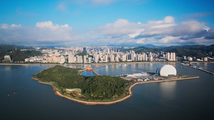 珠海日月贝歌剧院/珠海大剧院/大范围延时