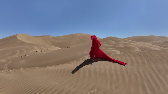 沙沙漠沙丘日出风沙扬沙风吹沙日落黄沙风