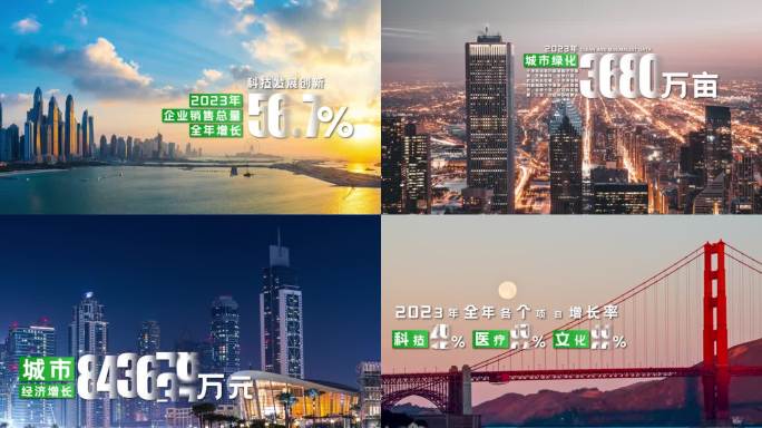 【原创】简洁大气数据文字