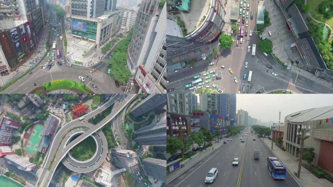 重庆涪陵城市航拍 城市空镜