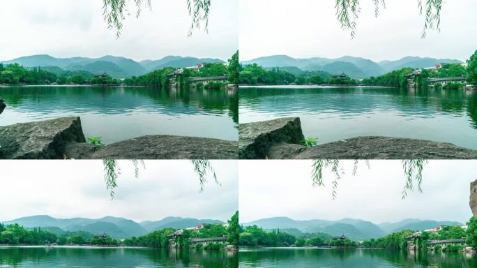 台州临海东湖湖面