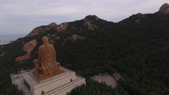 石岛赤山雕像