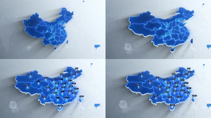 [原创]4K中国地图黑龙江省发射覆盖全国