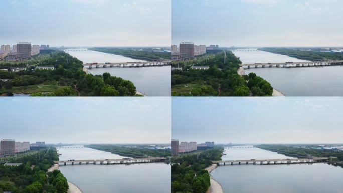 山东诸城市潍河风光