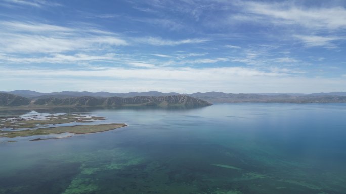 蓝天  湖泊  舒适大气治愈