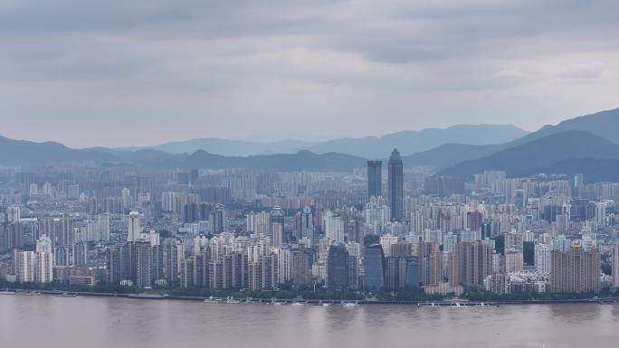 浙江温州鹿城区航拍