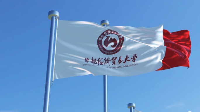 首都经济贸易大学旗帜