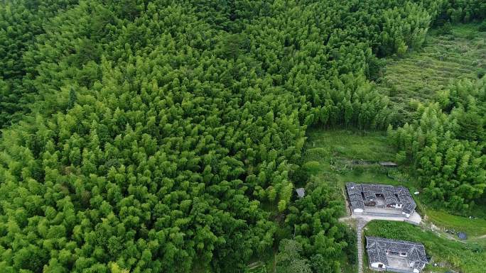 福建龙岩 梯田 青山 乡村 山间古村落