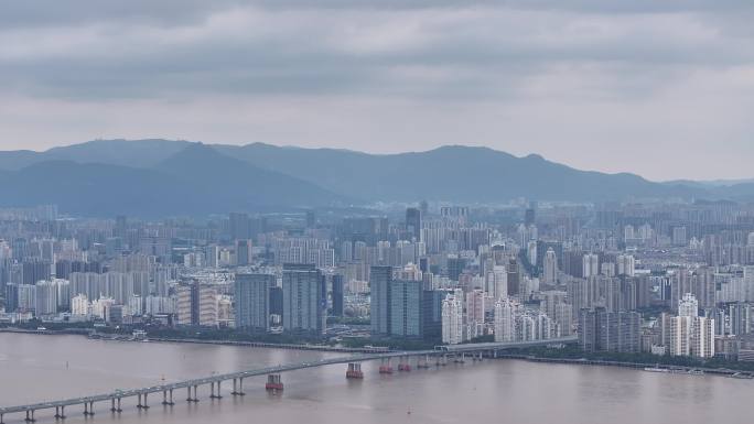 浙江温州鹿城区航拍