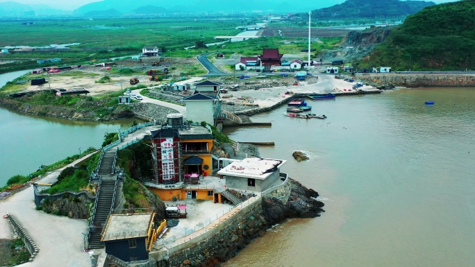 浙江头门港，白沙湾海滨公园，