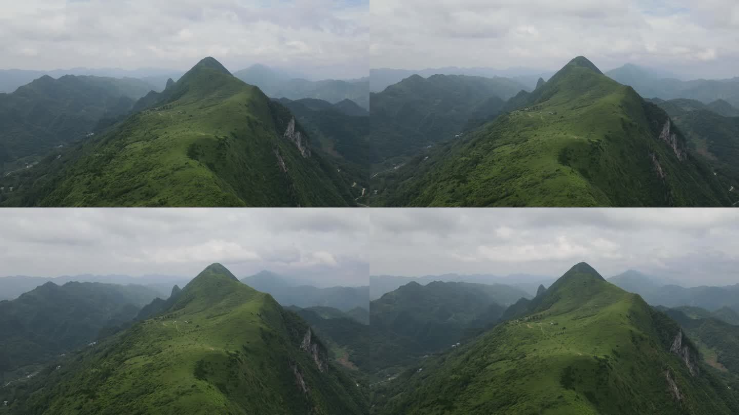 航拍高山草原