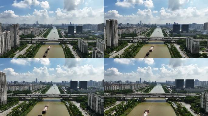 【正版4K素材】苏州京杭大运河