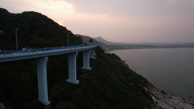 漳州东山苏峰山环岛路航拍