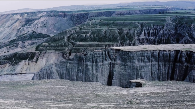二段新疆安集海大峡谷4K航拍视频