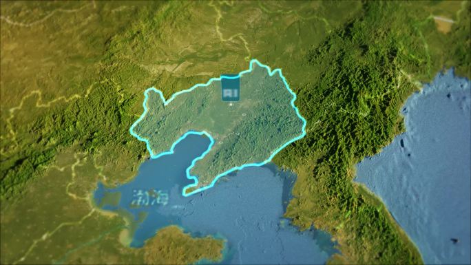 辽宁 3d立体地图 中国写实地形 东北