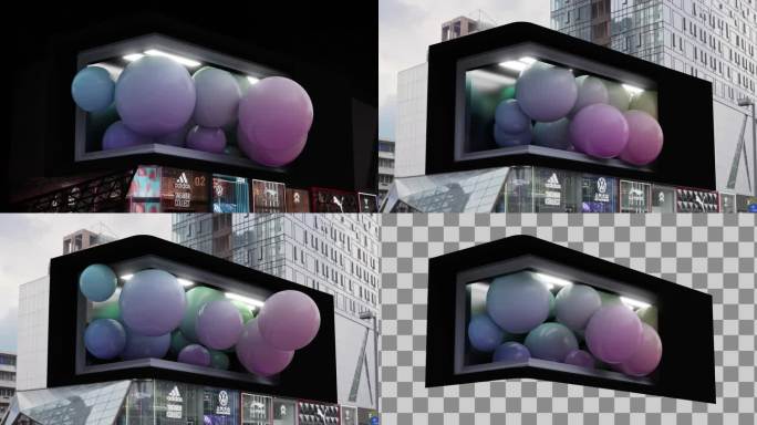 户外LED裸眼3D气球