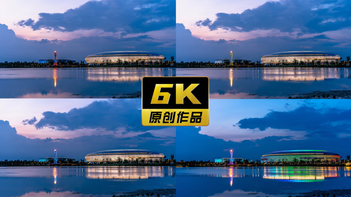 【6K延时摄影】东安湖大运会火炬塔