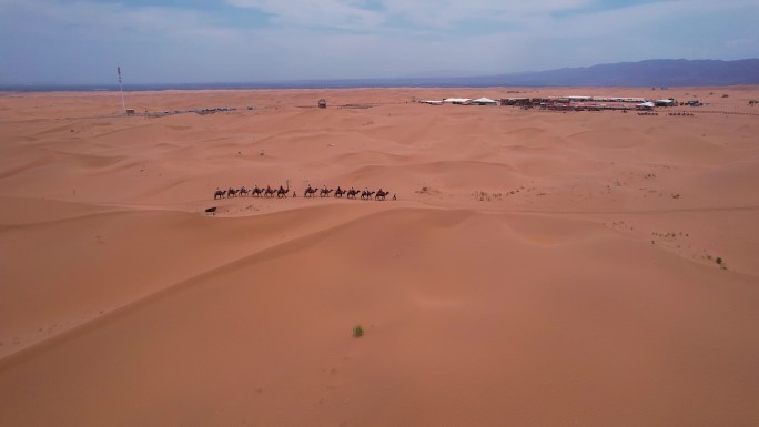 沙漠取景航拍
