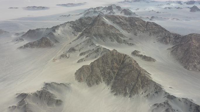 4k航拍青海黑独山