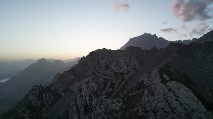 峡谷黄昏  唯美  大气苍凉