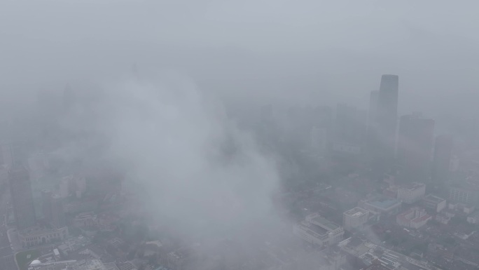 天津海河中心文化广场高清视频