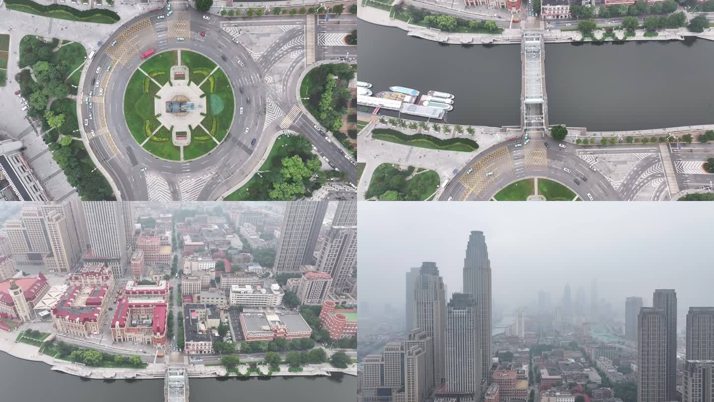 天津海河中心文化广场高清视频