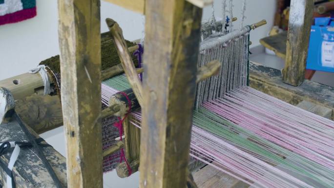 古老 纺织 平纹织机 手艺 文化遗产