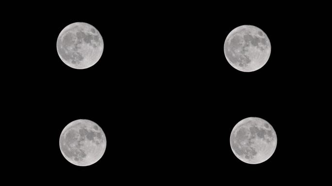 高清满月月球视频