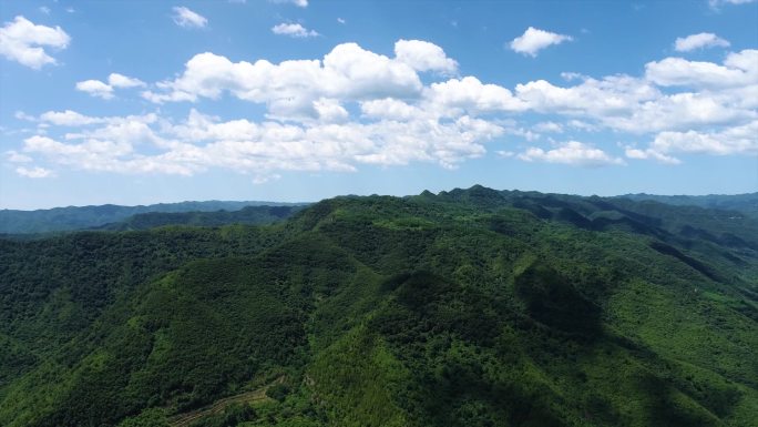 航拍山川  大山