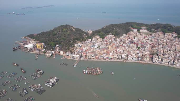 漳州市龙海区浯屿村航拍