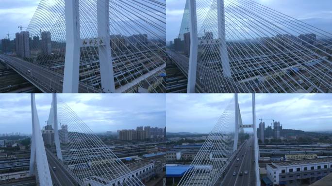 徐州市云龙区和平大桥4k航拍