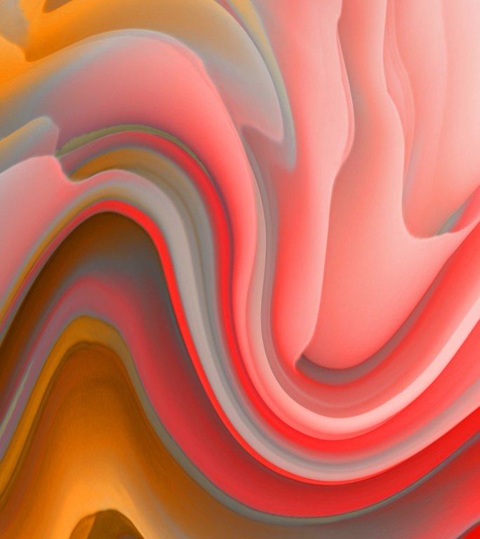 竖屏抽象艺术线条彩色流动创意流体背景15